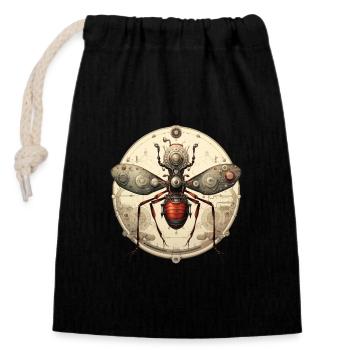 Stimpankówka ant - Closable cotton gift bag (14x20cm) - black - Front