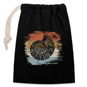 Archaeology - Archaeologist - Excavation - Closable cotton gift bag (14x20cm) - black - Front