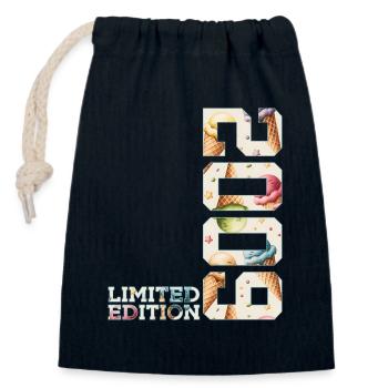 SOMMER LIMITED EDITION 2009 EIS 17. GEBURTSTAG - Closable cotton gift bag (14x20cm) - navy - Front