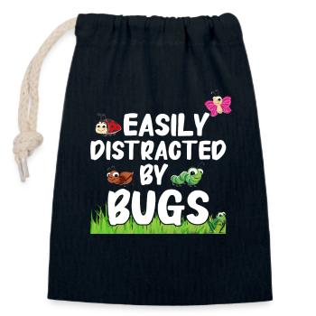 Insekten Entomologe Biologie - Verschließbarer Geschenkbeutel aus Baumwolle (14x20cm) - Navy - Vorne