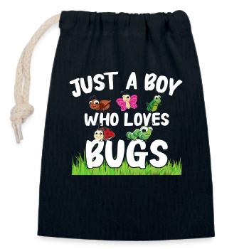 Insekten Entomologe Biologie - Verschließbarer Geschenkbeutel aus Baumwolle (14x20cm) - Navy - Vorne