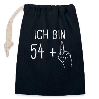 Birthday Gift 55 Years Birthday Child - Closable cotton gift bag (14x20cm) - navy - Front