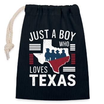 Texas State Texaner Texas - Verschließbarer Geschenkbeutel aus Baumwolle (14x20cm) - Navy - Vorne