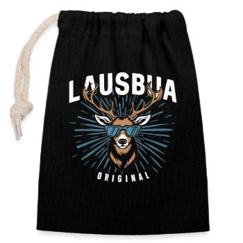 Free State of Bavaria Bavarian - Closable cotton gift bag (14x20cm) - black - Front