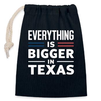 Texas State Texans Texas - Closable cotton gift bag (14x20cm) - navy - Front