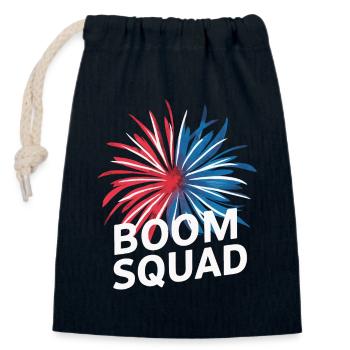 Pyrotechnics Fireworks Pyrotechnics - Closable cotton gift bag (14x20cm) - navy - Front
