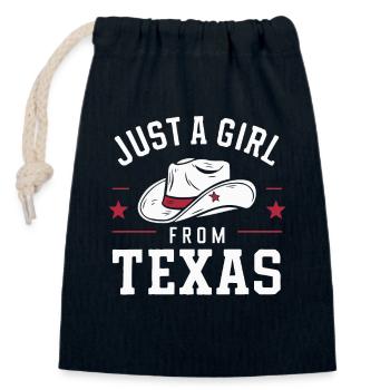 Texas State Texaner Texas - Verschließbarer Geschenkbeutel aus Baumwolle (14x20cm) - Navy - Vorne