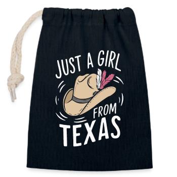 Texas State Texaner Texas - Verschließbarer Geschenkbeutel aus Baumwolle (14x20cm) - Navy - Vorne