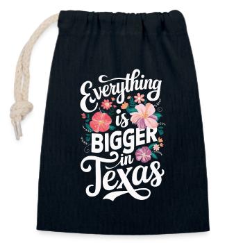 Texas State Texaner Texas - Verschließbarer Geschenkbeutel aus Baumwolle (14x20cm) - Navy - Vorne