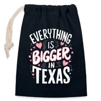 Texas State Texaner Texas - Verschließbarer Geschenkbeutel aus Baumwolle (14x20cm) - Navy - Vorne