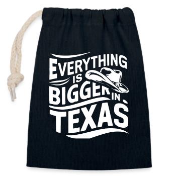 Texas State Texans Texas - Closable cotton gift bag (14x20cm) - navy - Front