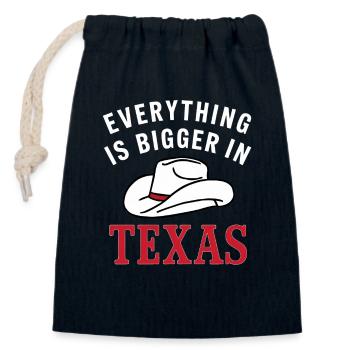 Texas State Texaner Texas - Verschließbarer Geschenkbeutel aus Baumwolle (14x20cm) - Navy - Vorne