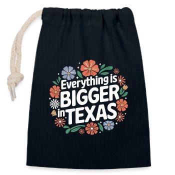 Texas State Texaner Texas - Verschließbarer Geschenkbeutel aus Baumwolle (14x20cm) - Navy - Vorne