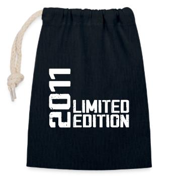 Legendary Since 2011 Birthday Gift 2011 - Closable cotton gift bag (14x20cm) - navy - Front