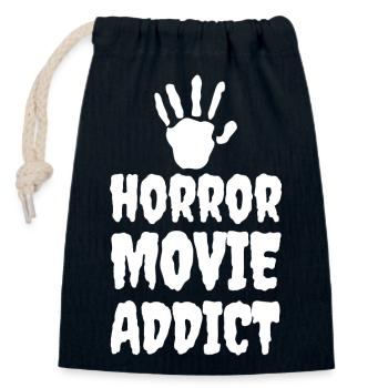 Cineaste Theatre Statement Movies Cinema Night Series - Sac cadeau en coton avec cordon (14 x 20 cm) - bleu marine - Devant