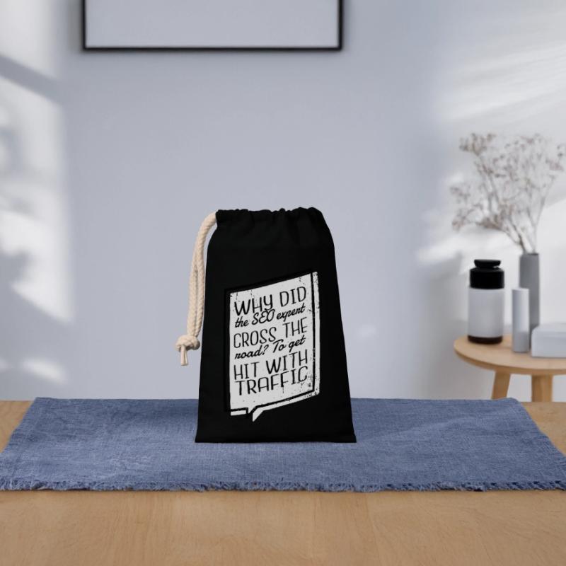programmation informatique admin blagues heureux docteur Sac cadeau en coton avec cordon (14 x 20 cm)