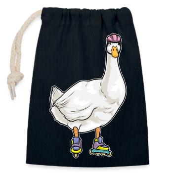 Duck Inline skating Inline skates - Closable cotton gift bag (14x20cm) - navy - Front