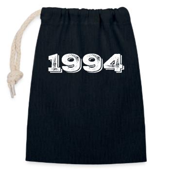 Geburtstagsgeschenk 1994 - 1994 - Verschließbarer Geschenkbeutel aus Baumwolle (14x20cm) - Navy - Vorne