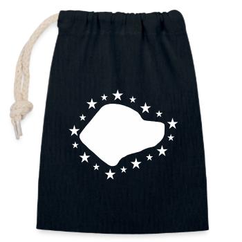 American Staffordshire Terrier - Verschließbarer Geschenkbeutel aus Baumwolle (14x20cm) - Navy - Vorne
