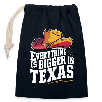Texas State Texaner Texas - Verschließbarer Geschenkbeutel aus Baumwolle (14x20cm) - Navy - Vorne