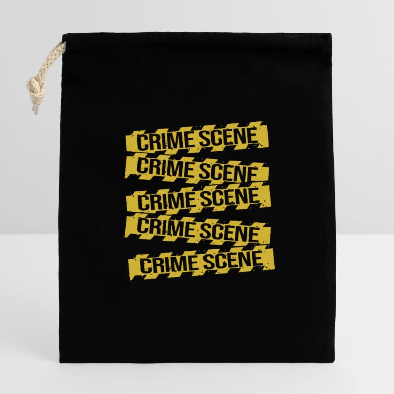 Forensics Forensic Experts Closable cotton gift bag (14x20cm)