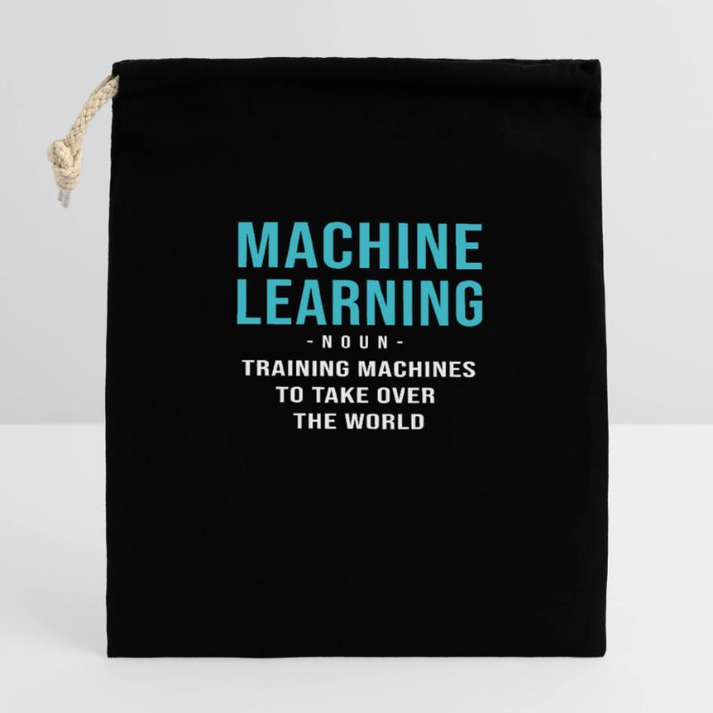 GPT Programmierer Coder Verschließbarer Geschenkbeutel aus Baumwolle (14x20cm)