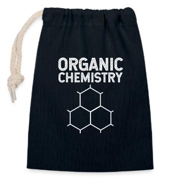 Strukturformel Chemie Wissenschaft Physik Labor - Verschließbarer Geschenkbeutel aus Baumwolle (14x20cm) - Navy - Vorne