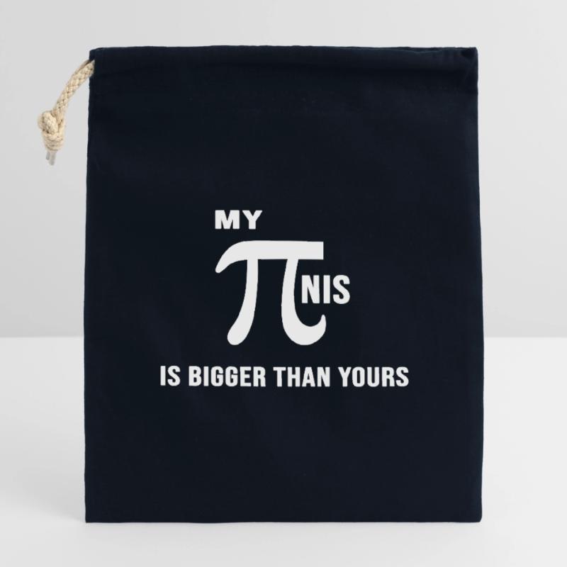 Nerd Coder Server Gamer Online Math-Life Closable cotton gift bag (14x20cm)