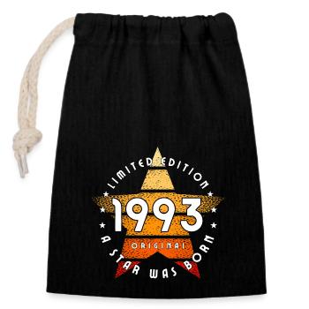 A Star was born 1993 Original limited edition - Closable cotton gift bag (14x20cm) - black - Front