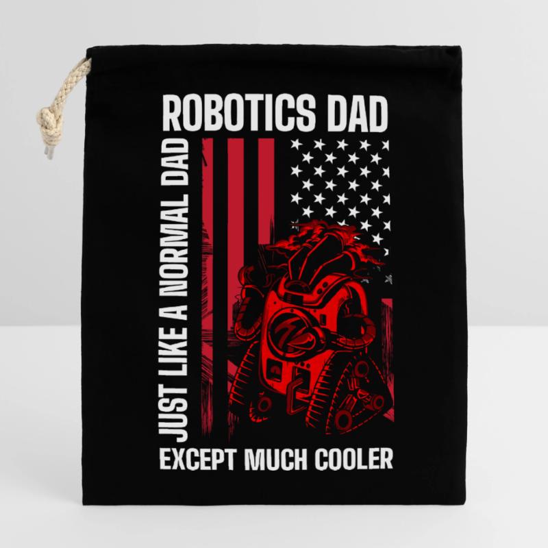 Machine Mechanic Engineer Technician Closable cotton gift bag (14x20cm)