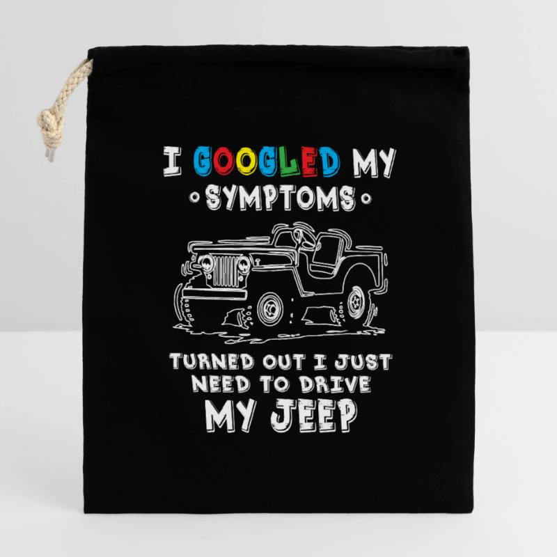 Il s’est avéré que j’avais juste besoin de conduire mes Jeeps Sac cadeau en coton avec cordon (14 x 20 cm)