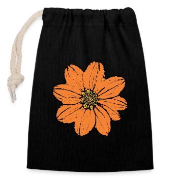 Mother's Day Gift Mother's Day Gift Idea - Closable cotton gift bag (14x20cm) - black - Front
