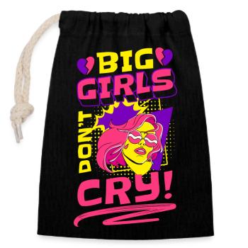 Comic Comics Speech Bubble Colorful - Closable cotton gift bag (14x20cm) - black - Front