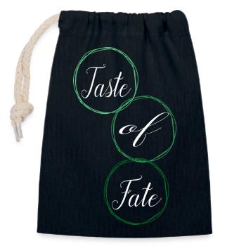 culinary craftsmanship art of cooking joke - Closable cotton gift bag (14x20cm) - navy - Front