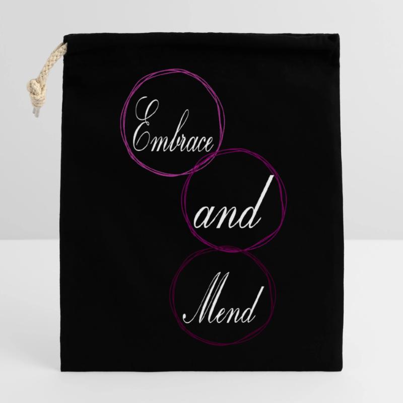 supportive relationships support network gift idea Verschließbarer Geschenkbeutel aus Baumwolle (14x20cm)