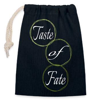 Culinary Art Present Idea Serendipity Humor - Closable cotton gift bag (14x20cm) - navy - Front