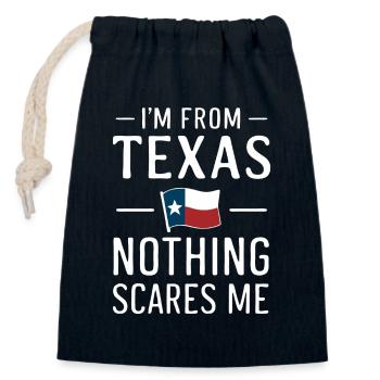 Texas State Texans Texas - Closable cotton gift bag (14x20cm) - navy - Front