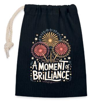 Pyrotechnics Fireworks Pyrotechnics - Closable cotton gift bag (14x20cm) - navy - Front