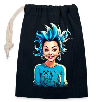 RuhrpottRollerz Fan of the 80s Sports - Closable cotton gift bag (14x20cm) - navy - Front