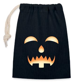 Gruseliges Halloween - Verschließbarer Geschenkbeutel aus Baumwolle (14x20cm) - Navy - Vorne
