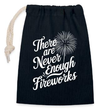 Pyrotechnics Fireworks Pyrotechnics - Closable cotton gift bag (14x20cm) - navy - Front