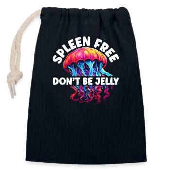 Spleen Removal Splenectomy Surgery Funny Saying - Closable cotton gift bag (14x20cm) - navy - Front