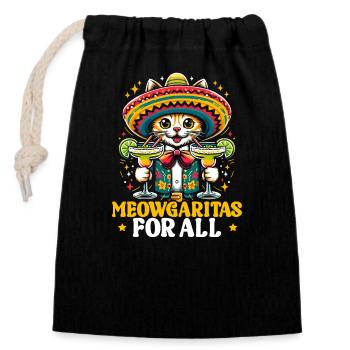 Lustige Cinco De Mayo Mexiko - Verschließbarer Geschenkbeutel aus Baumwolle (14x20cm) - Schwarz - Vorne