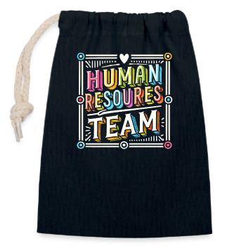 Hr Manager Job Personalmitarbeiter Hr - Verschließbarer Geschenkbeutel aus Baumwolle (14x20cm) - Navy - Vorne
