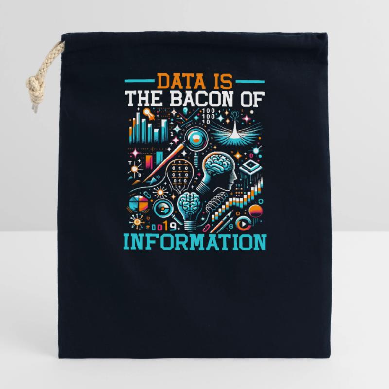 Data Science Datenanalyse Machine Learning Daten Verschließbarer Geschenkbeutel aus Baumwolle (14x20cm)