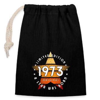 A Star was born 1973 limited edition original - Closable cotton gift bag (14x20cm) - black - Front