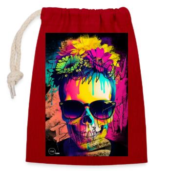 FASHION FATALITY 5 By Yume Origins - Closable cotton gift bag (14x20cm) - red - Front