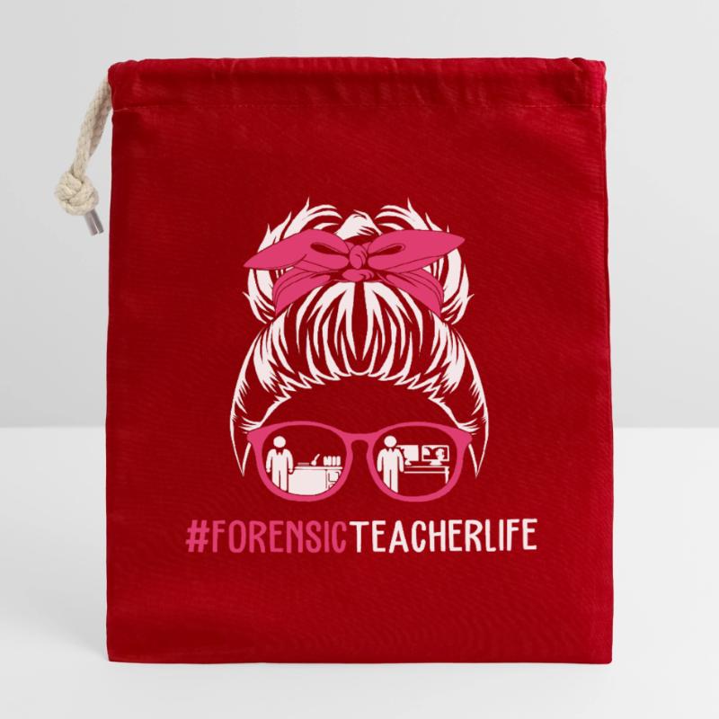 Forensics, Forensic Scientists, Forensic Science Closable cotton gift bag (14x20cm)