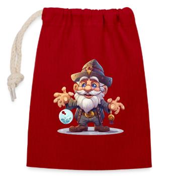 Imp Enchanted Forest Luminous Sphere Magician - Closable cotton gift bag (14x20cm) - red - Front