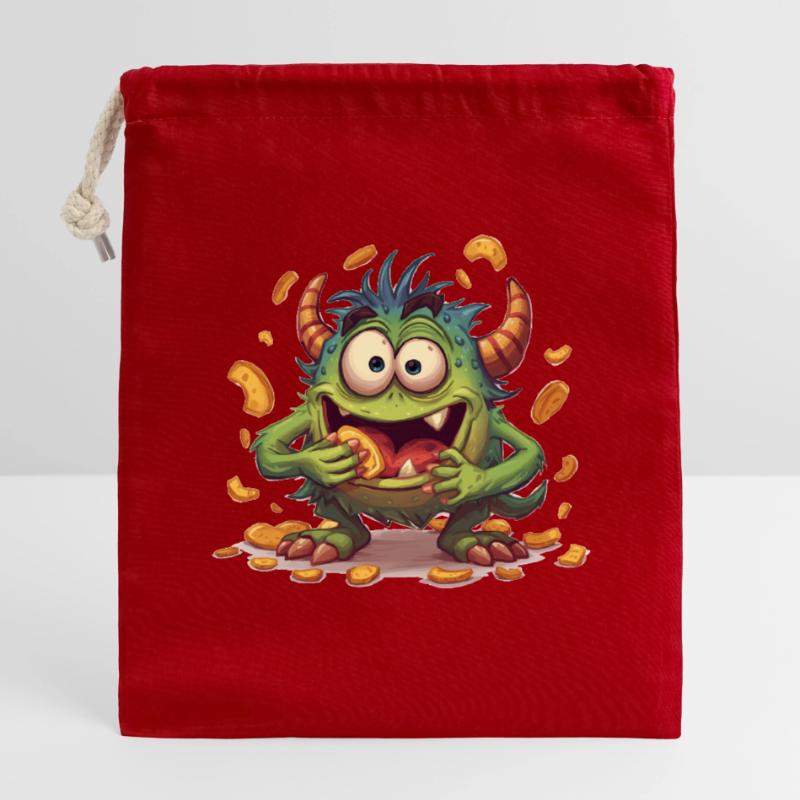 Mint Sample Snacking Closable cotton gift bag (14x20cm)